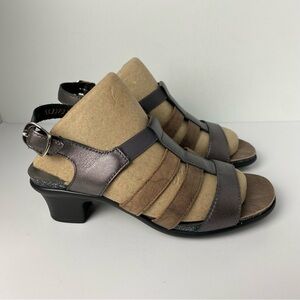 SAS Allegro Women's Dress Sandals Metallic Santolina US Size 6W